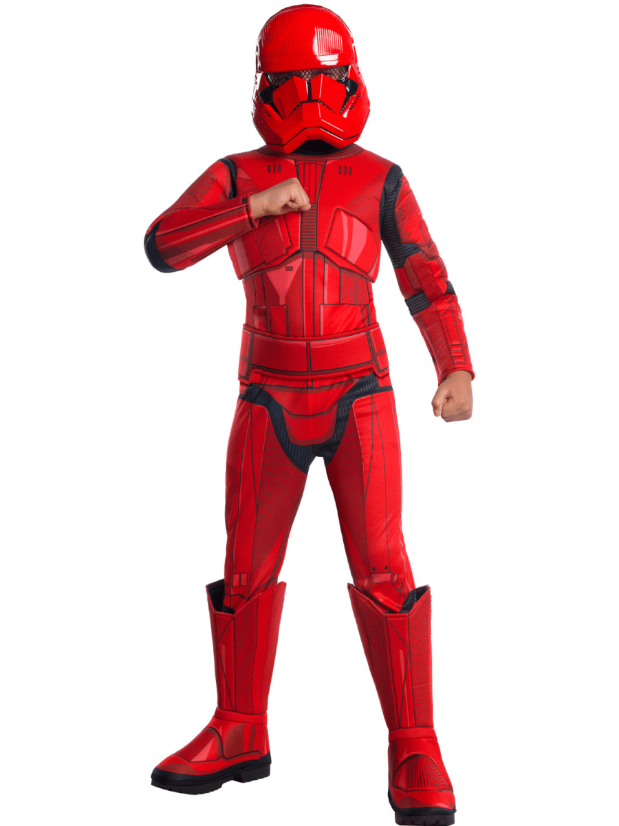 Click to view product details and reviews for Boys Deluxe Red Stormtrooper Costume Large Age 7 8.