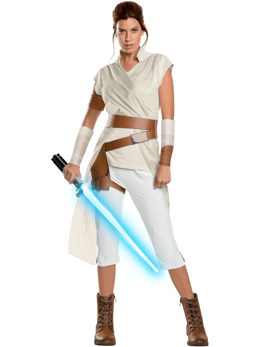 Click to view product details and reviews for Womens Deluxe Star Wars Rey Costume Large.