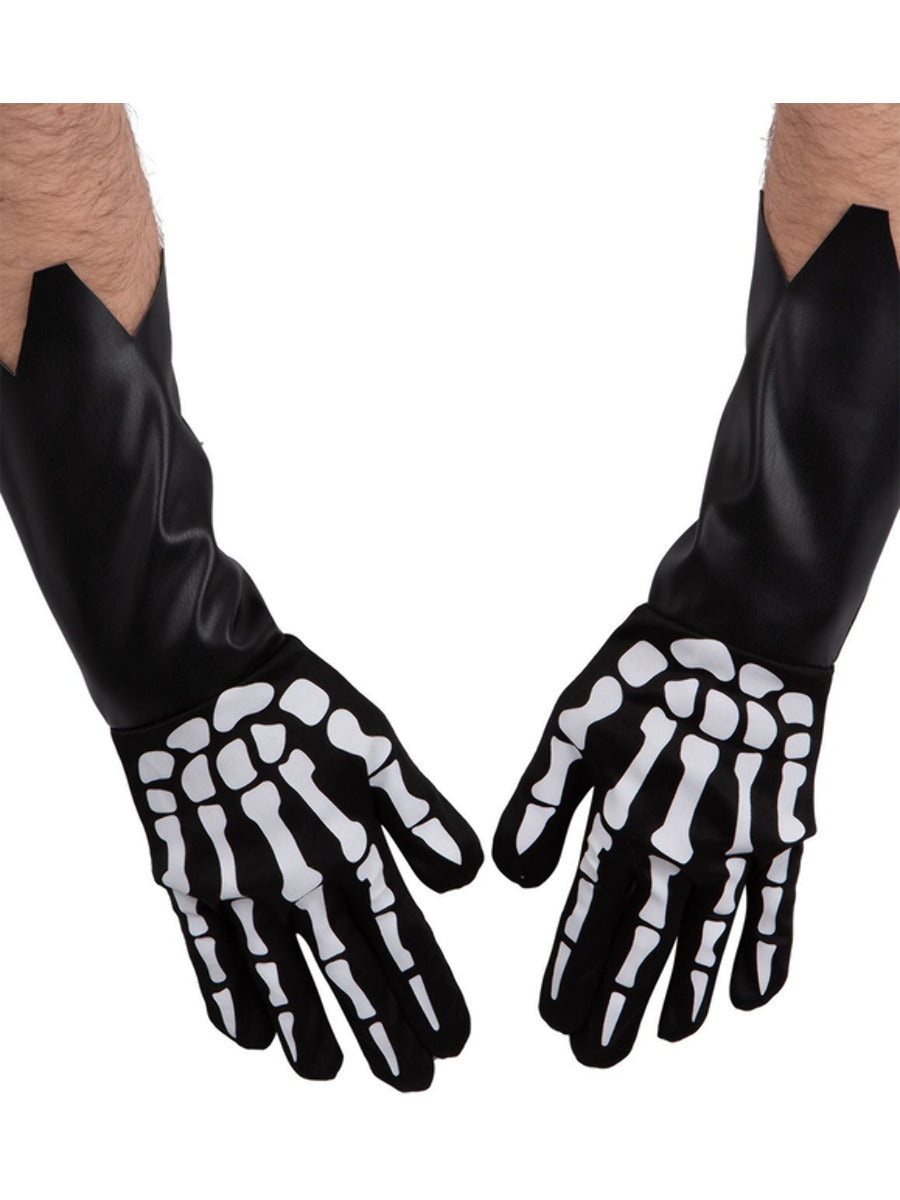 Click to view product details and reviews for Adult Skeleton Gauntlet Gloves.