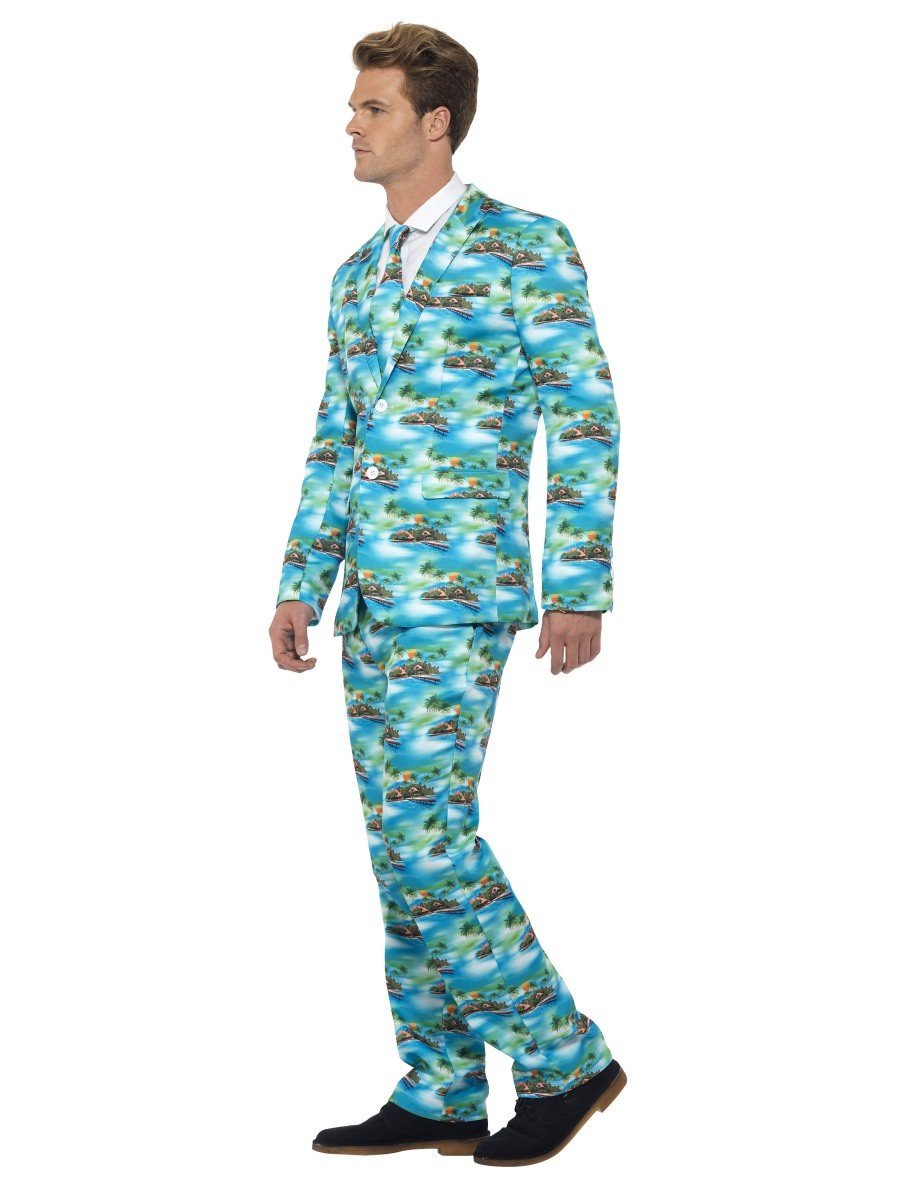 Smiffys Aloha Stand Out Suit Fancy Dress X Large Chest 46 48