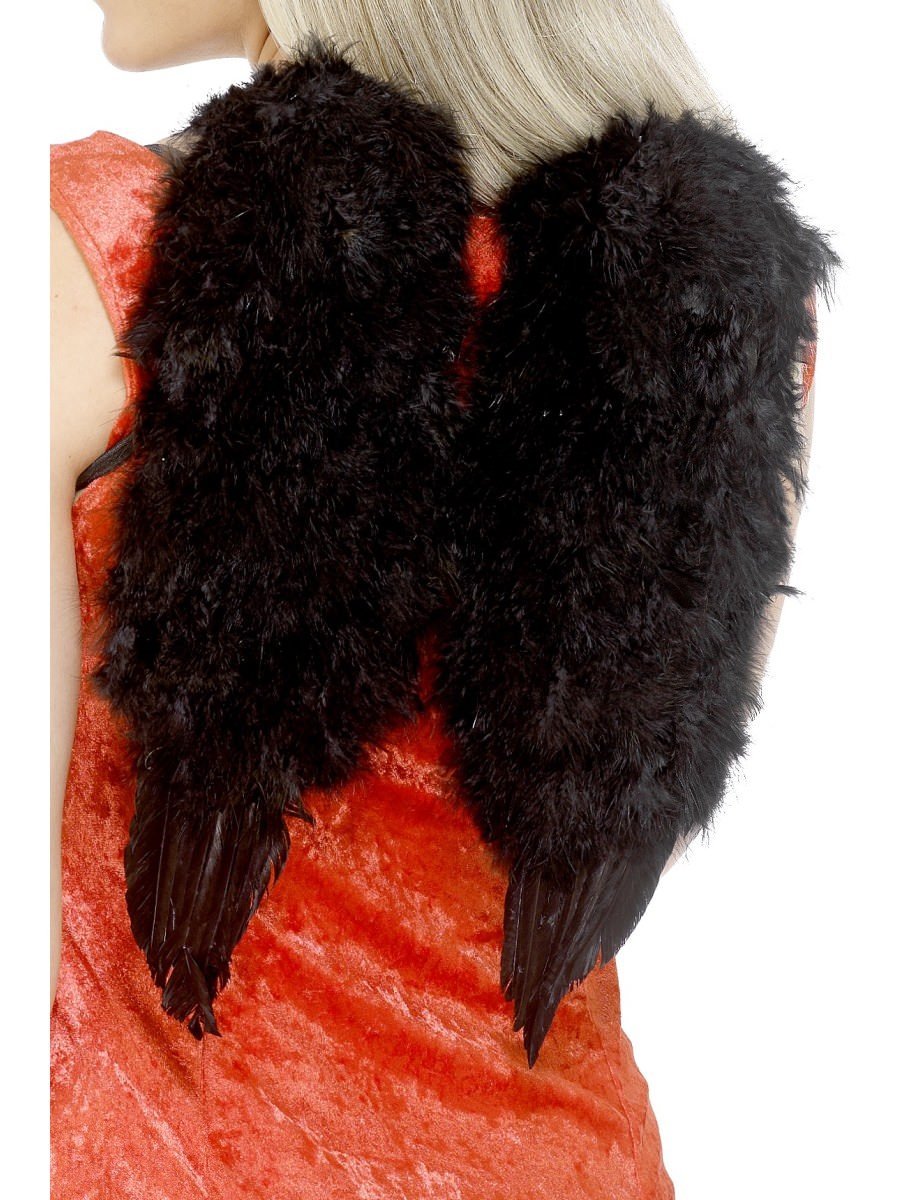Click to view product details and reviews for Smiffys Angel Wings Black Fancy Dress.