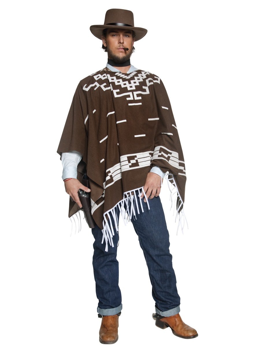 Smiffys Authentic Western Wandering Gunman Costume Fancy Dress Medium Chest 38 40