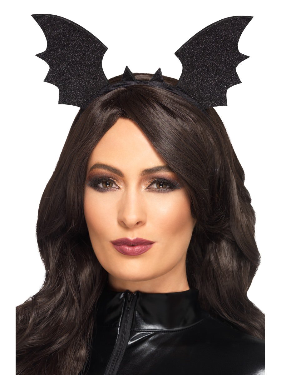 Click to view product details and reviews for Smiffys Bat Wings Headband Fancy Dress.