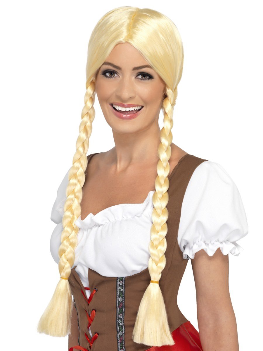 Smiffys Bavarian Beauty Wig Fancy Dress