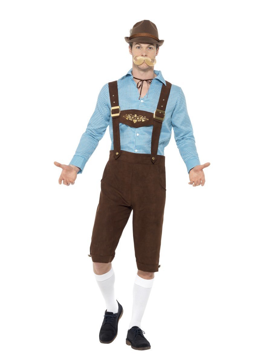 Smiffys Beer Fest Costume Fancy Dress X Large Chest 46 48