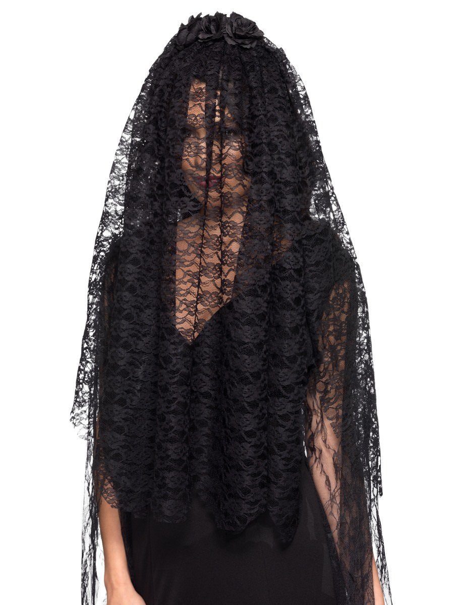 Click to view product details and reviews for Smiffys Black Widow Veil Fancy Dress.