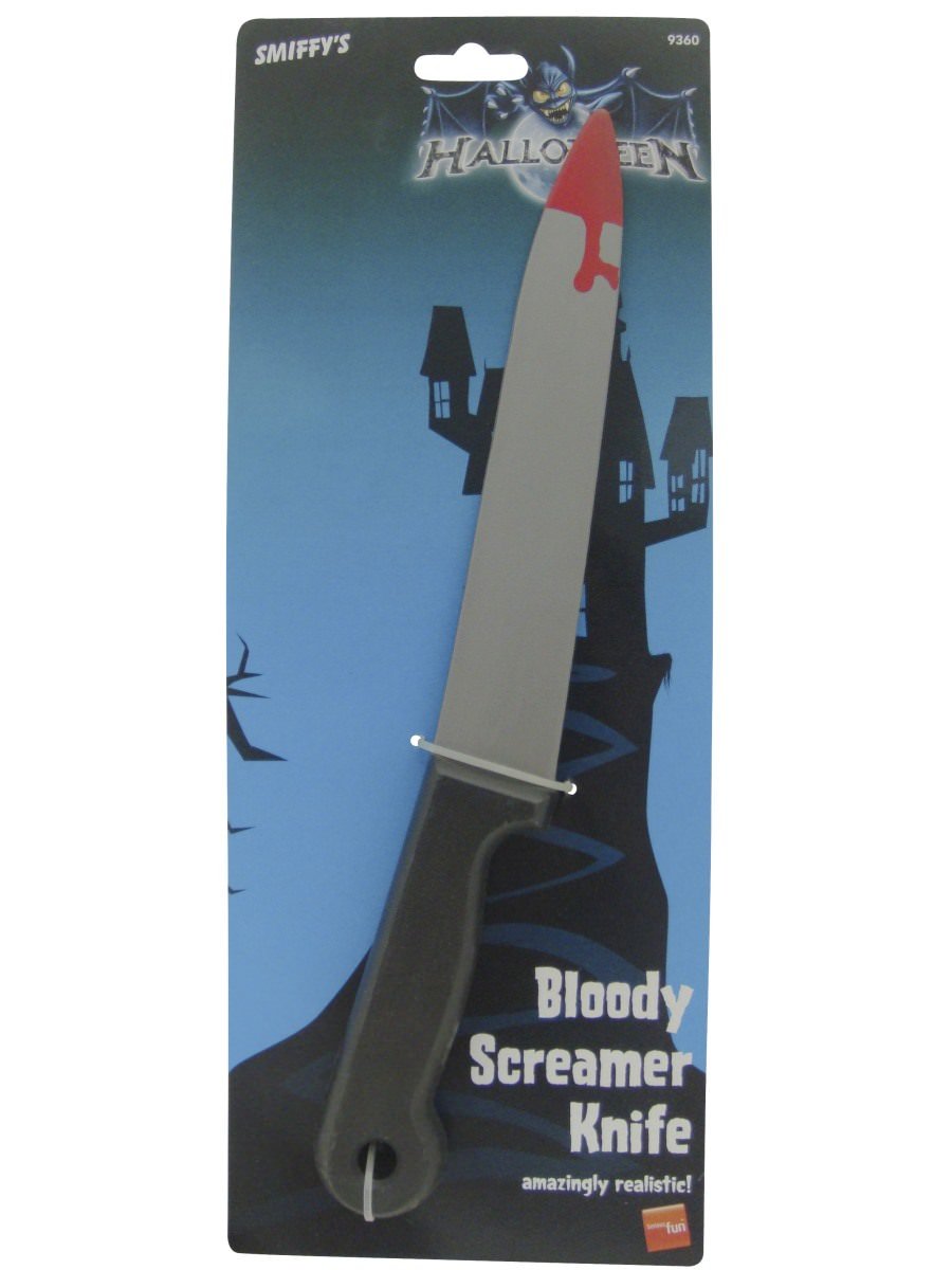 Click to view product details and reviews for Blood Stained Screamer Knife.