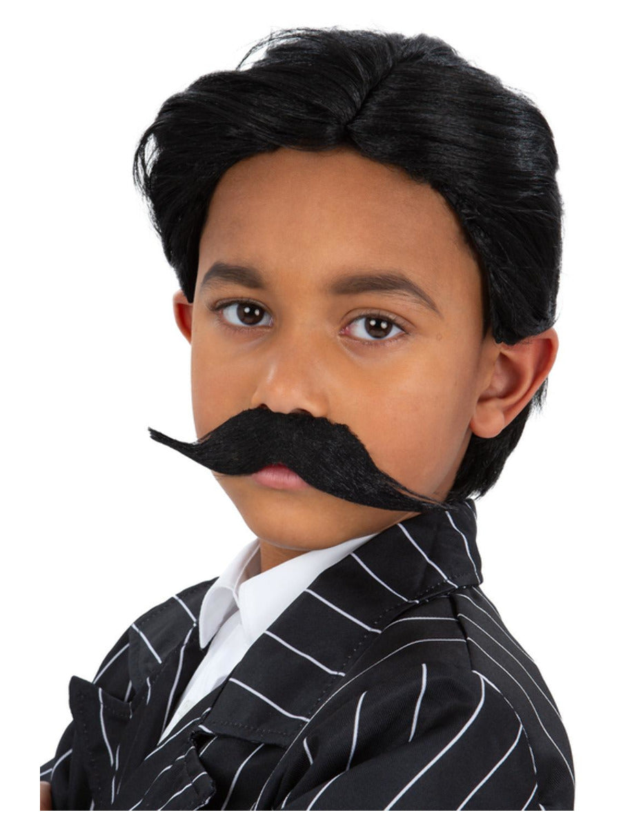 Click to view product details and reviews for Boys Gothic Gangster Wig Tash.