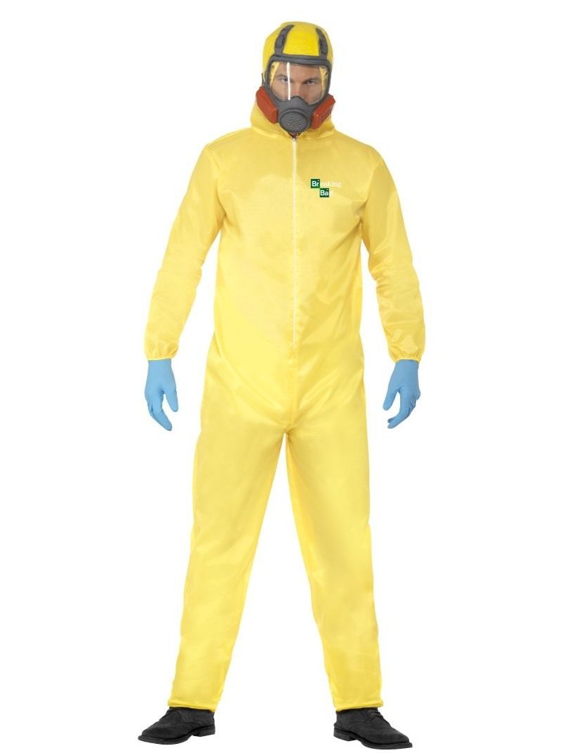 Smiffys Breaking Bad Costume Hazmat Suit Fancy Dress Medium Chest 38 40