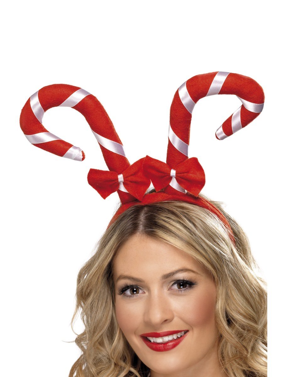 Smiffys Candy Cane Headband Fancy Dress