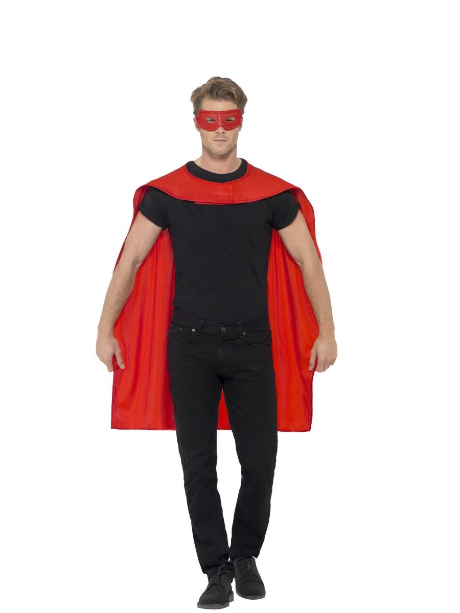 Click to view product details and reviews for Smiffys Cape Red With Eyemask Fancy Dress.