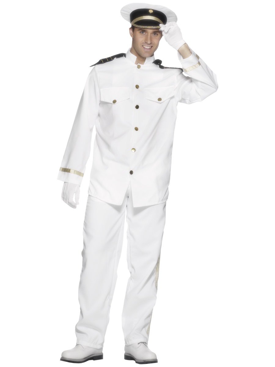 Smiffys Captain Costume Fancy Dress X Large Chest 46 48