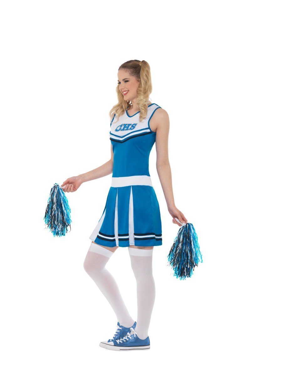 Download Cheerleader Costume, Blue | Smiffys