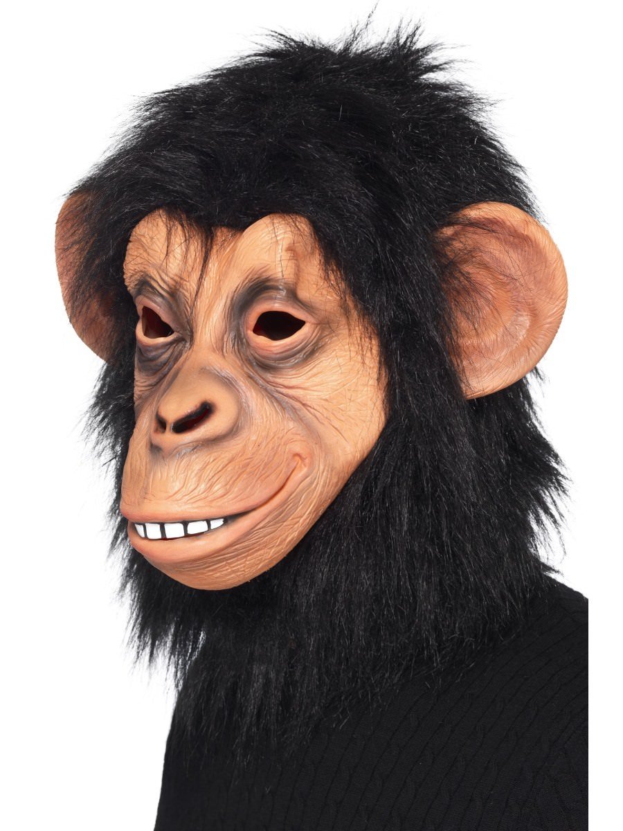 Click to view product details and reviews for Smiffys Chimp Mask Full Overhead Fancy Dress.