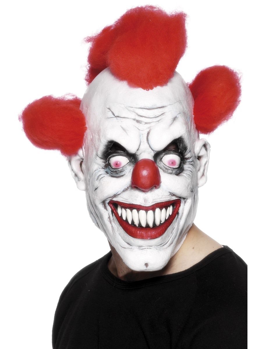 Click to view product details and reviews for Smiffys Clown 3 4 Mask Fancy Dress.