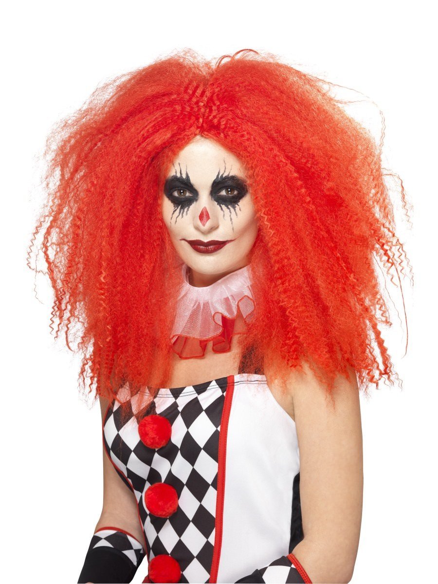 Smiffys Clown Wig Crimped Fancy Dress