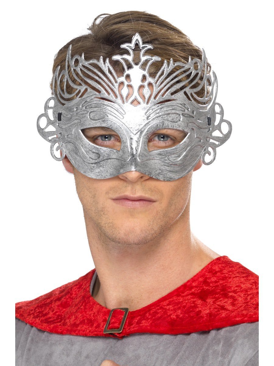 Click to view product details and reviews for Smiffys Colombina Silver Mask Fancy Dress.