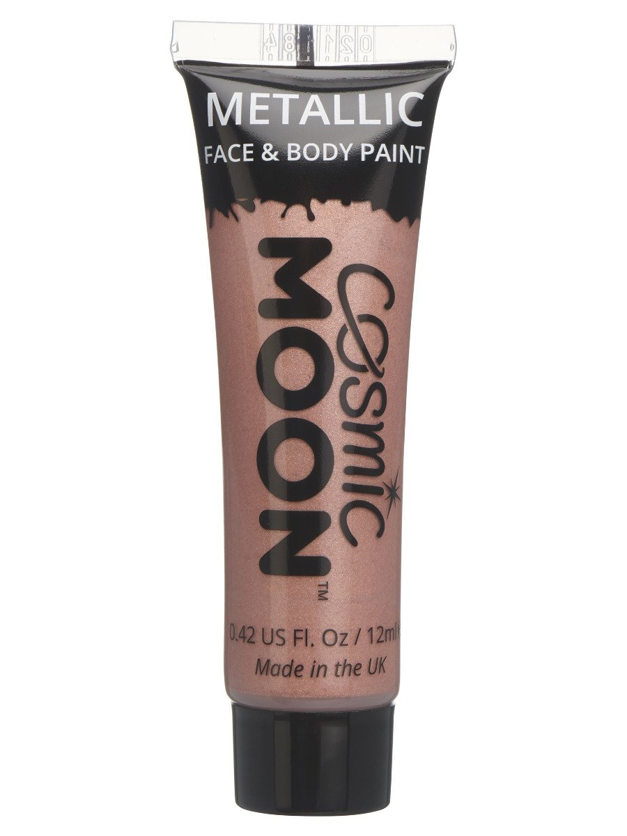 Click to view product details and reviews for Smiffys Cosmic Moon Metallic Face Body Paint Blue Fancy Dress Rose Gold.