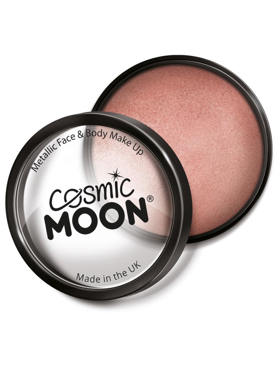 Click to view product details and reviews for Smiffys Cosmic Moon Metallic Pro Face Paint Cake Pots Blue Fancy Dress Rose Gold.