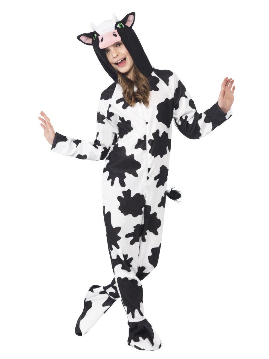 Click to view product details and reviews for Smiffys Cow Costume With Hooded All In One Child Fancy Dress Medium Age 7 9.