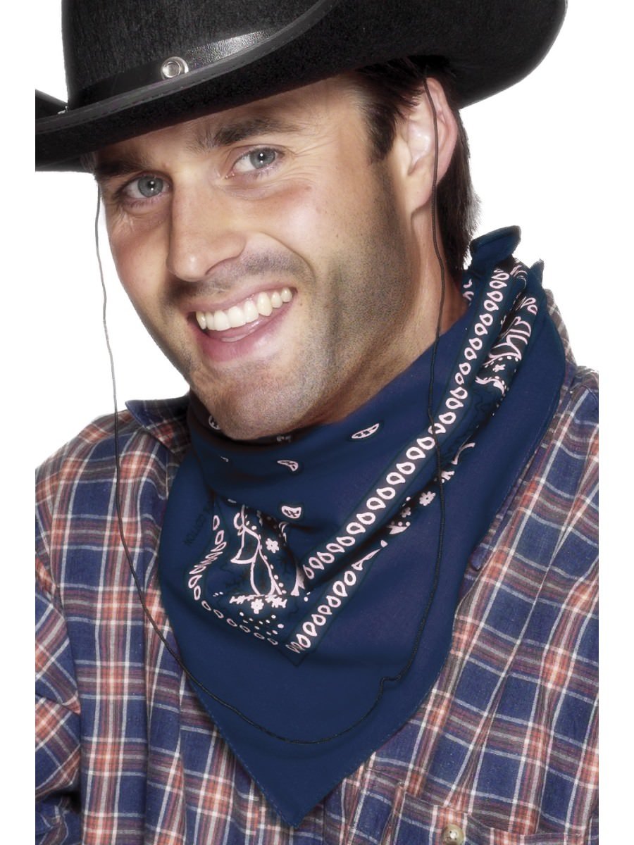 Click to view product details and reviews for Smiffys Cowboy Bandana Blue Fancy Dress.