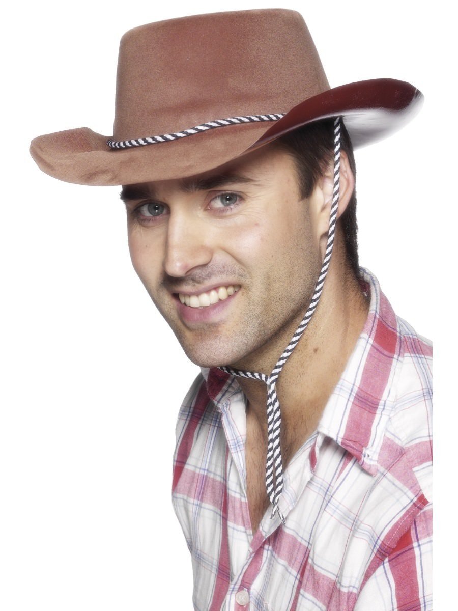 Click to view product details and reviews for Smiffys Cowboy Hat Brown Fancy Dress.