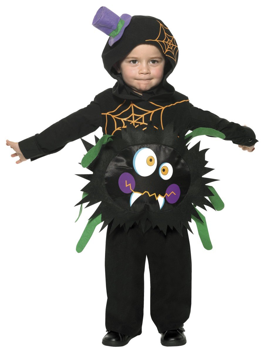 Smiffys Crazy Spider Costume Fancy Dress Toddler Age 3 4