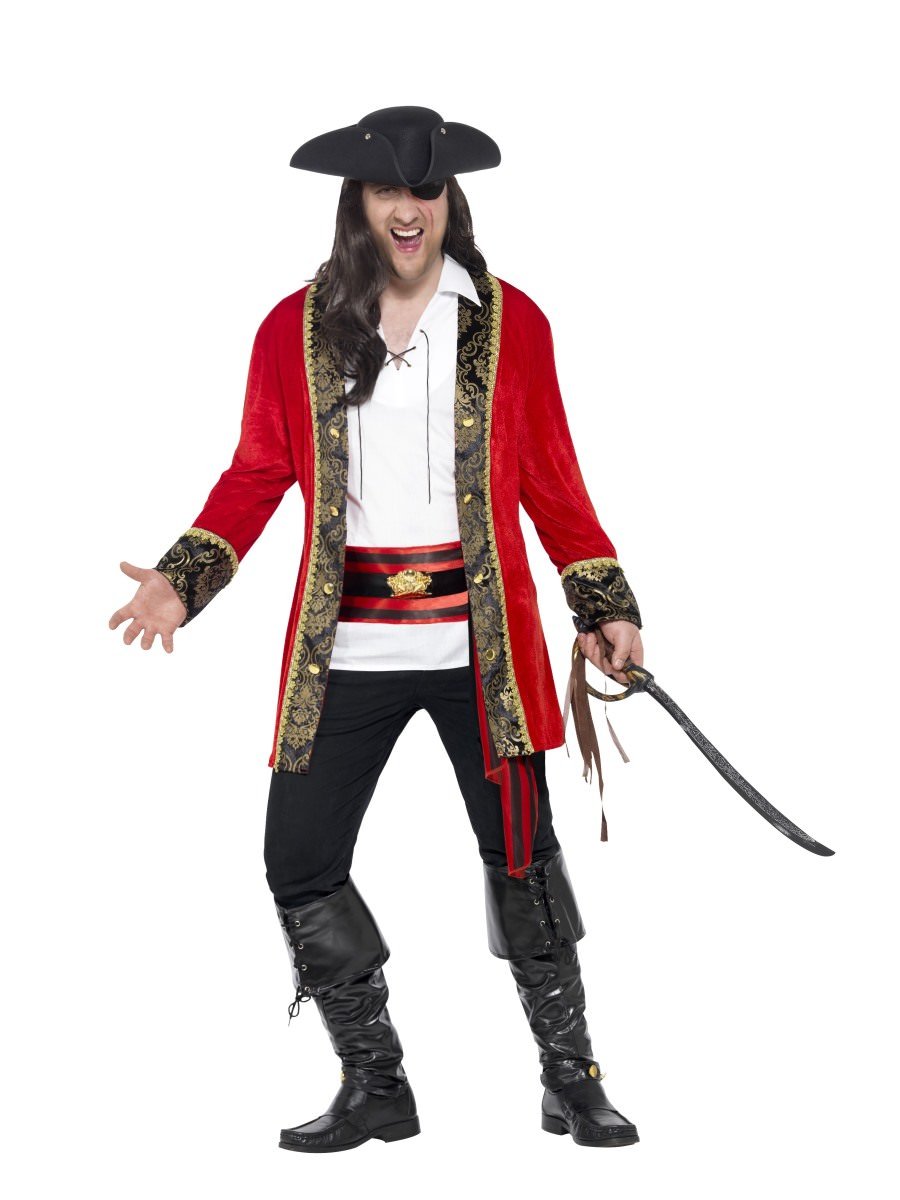 Click to view product details and reviews for Smiffys Curves Pirate Captain Costume Fancy Dress Large Chest 42 44.