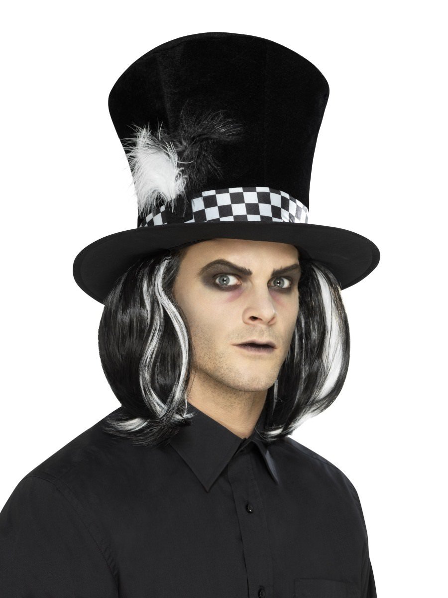 Smiffys Dark Tea Party Top Hat Fancy Dress