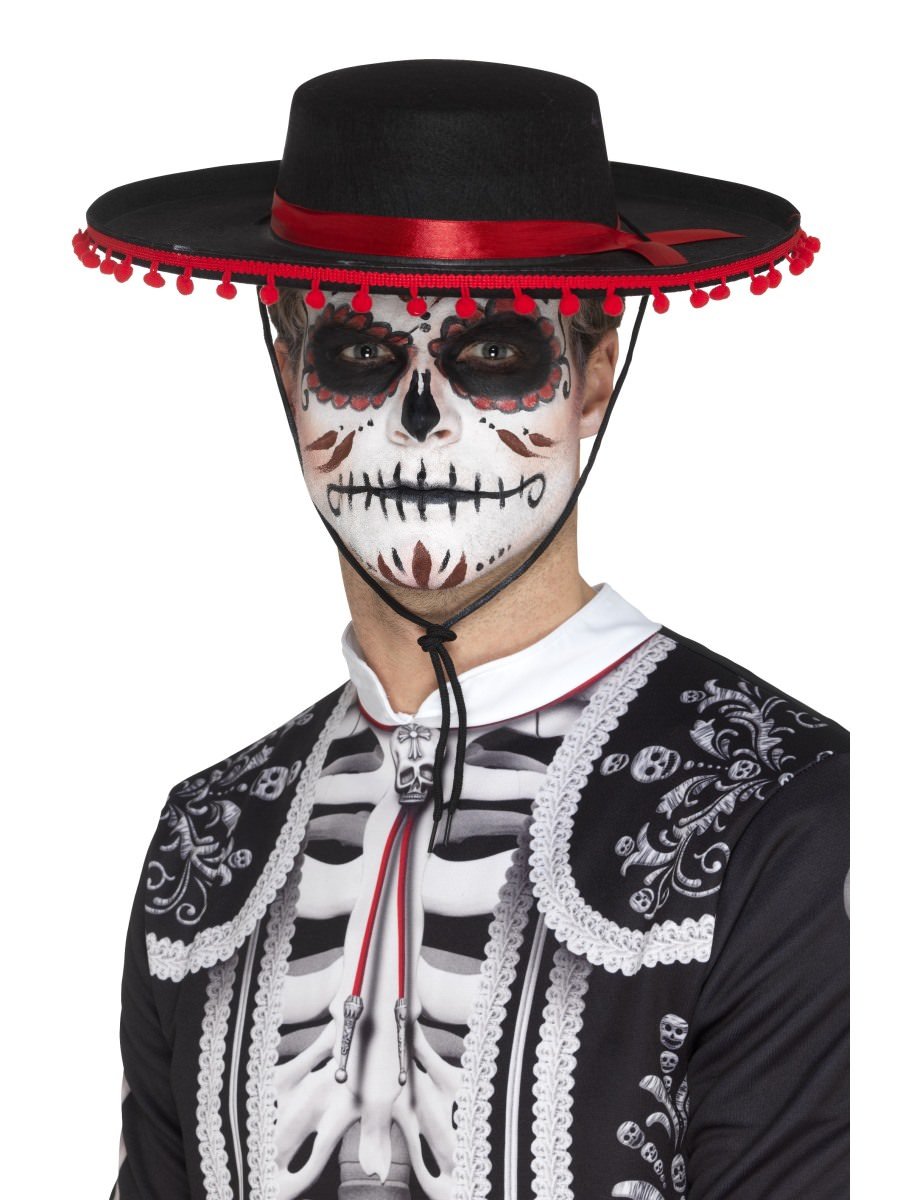 Click to view product details and reviews for Smiffys Day Of The Dead Senor Hat Fancy Dress.