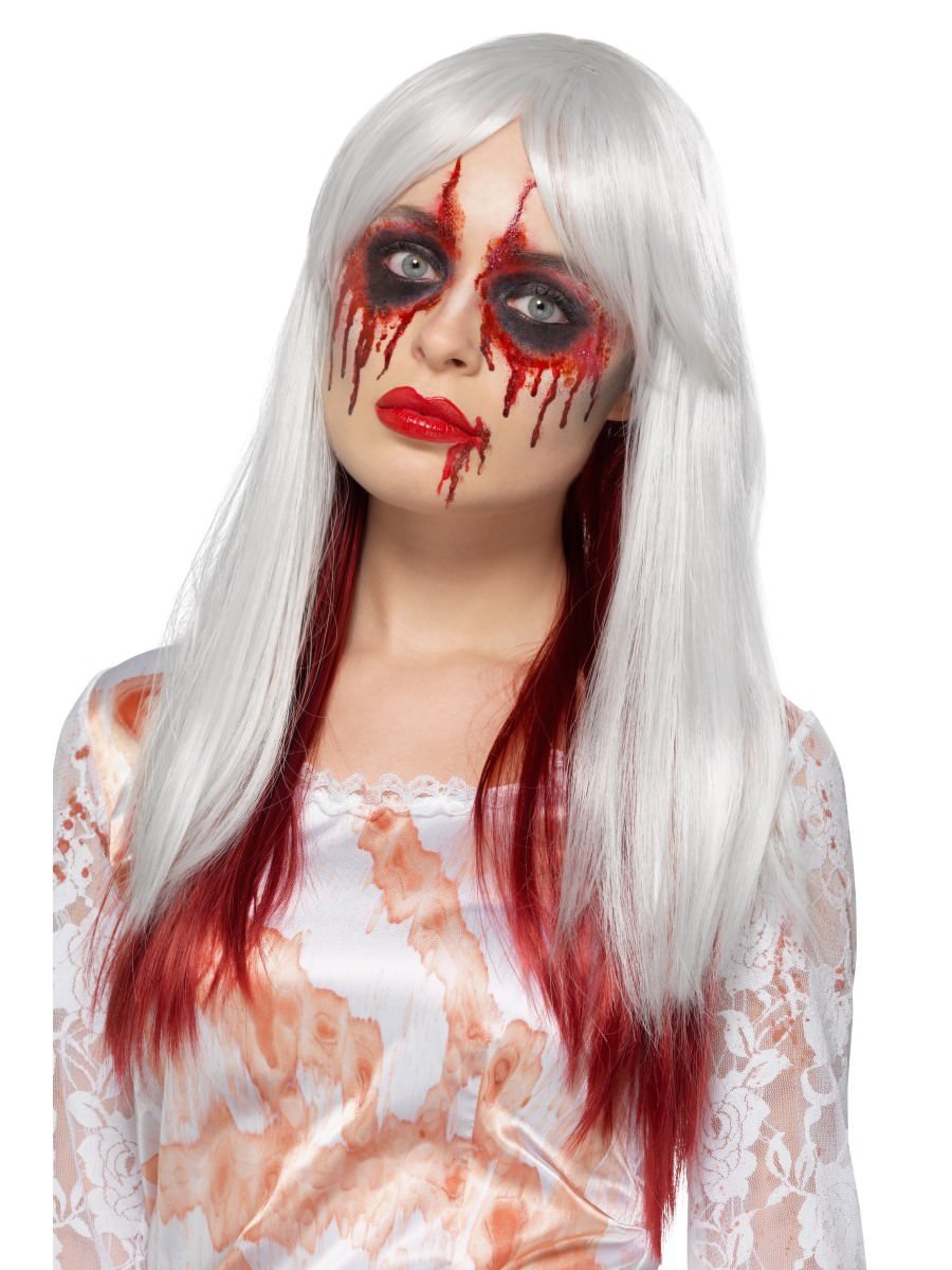 Click to view product details and reviews for Smiffys Deluxe Blood Drip Ombre Wig Fancy Dress.