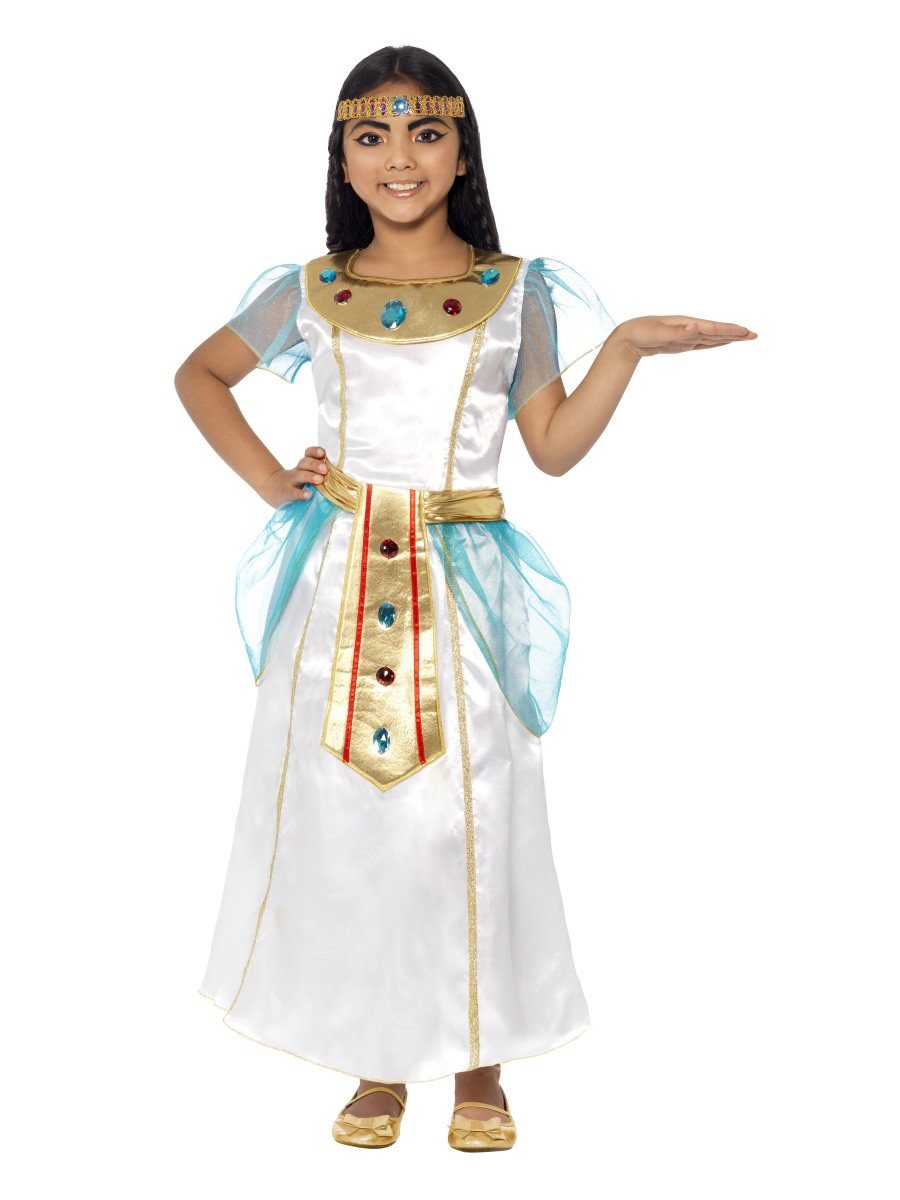 Smiffys Deluxe Cleopatra Girl Costume Fancy Dress Small Age 4 6