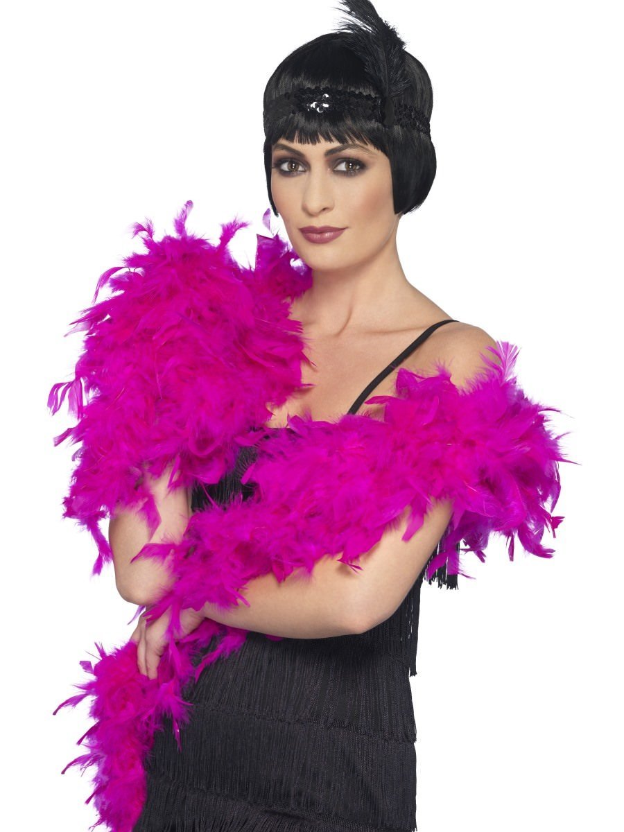 Click to view product details and reviews for Smiffys Deluxe Feather Boa Fuchsia Fancy Dress.