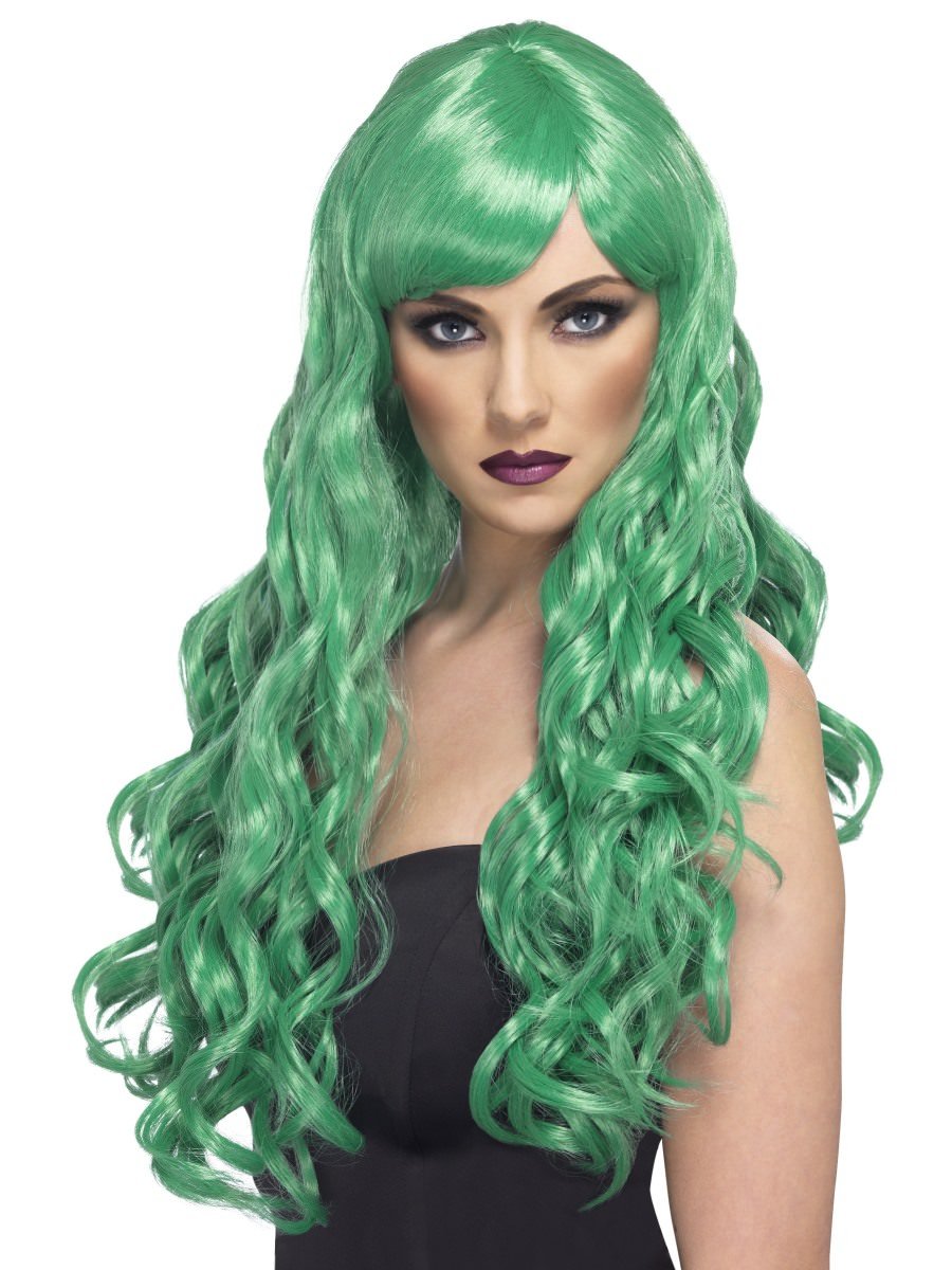 Click to view product details and reviews for Smiffys Desire Wig Green Fancy Dress.
