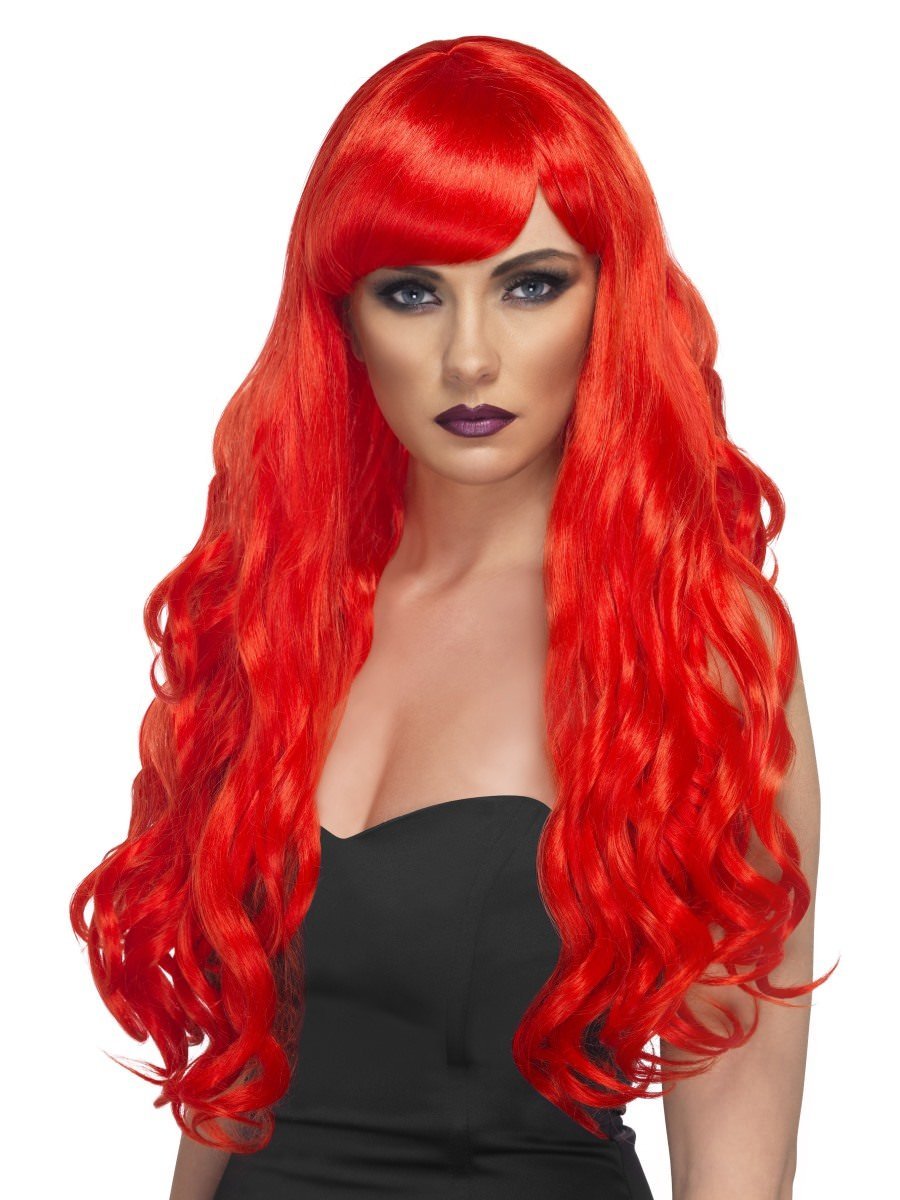 Photos - Fancy Dress Smiffys Desire Wig, Red - 