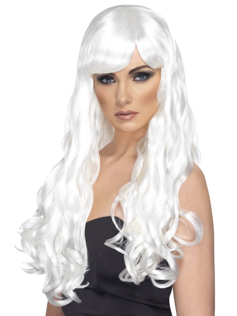 Click to view product details and reviews for Smiffys Desire Wig White Fancy Dress.