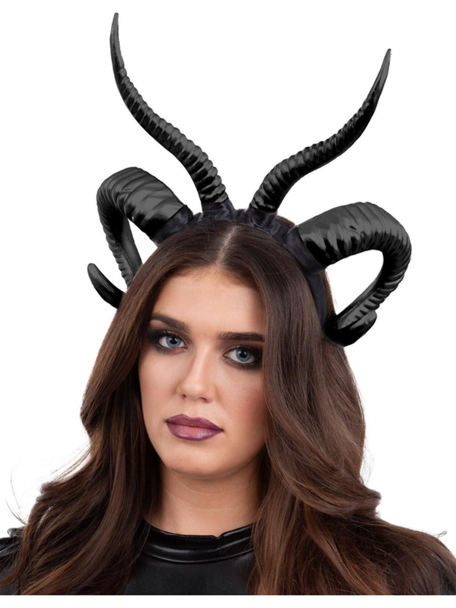 Click to view product details and reviews for Double Demon Horn Headband.