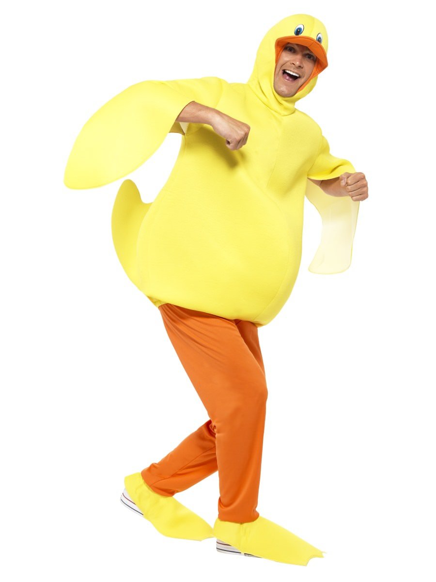 Smiffys Duck Costume With Bodysuit Trousers Fancy Dress