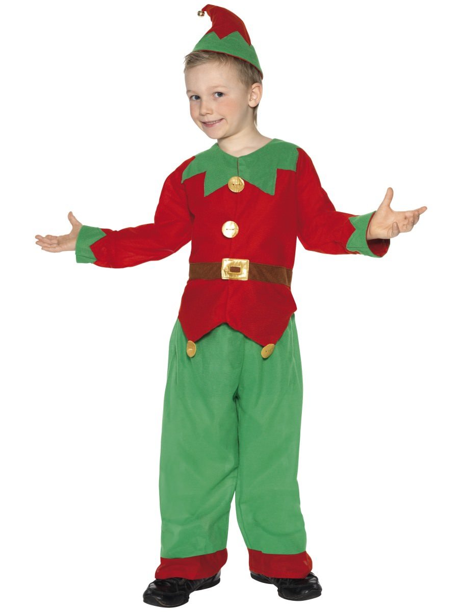 Smiffys Elf Costume Child Fancy Dress Small Age 4 6