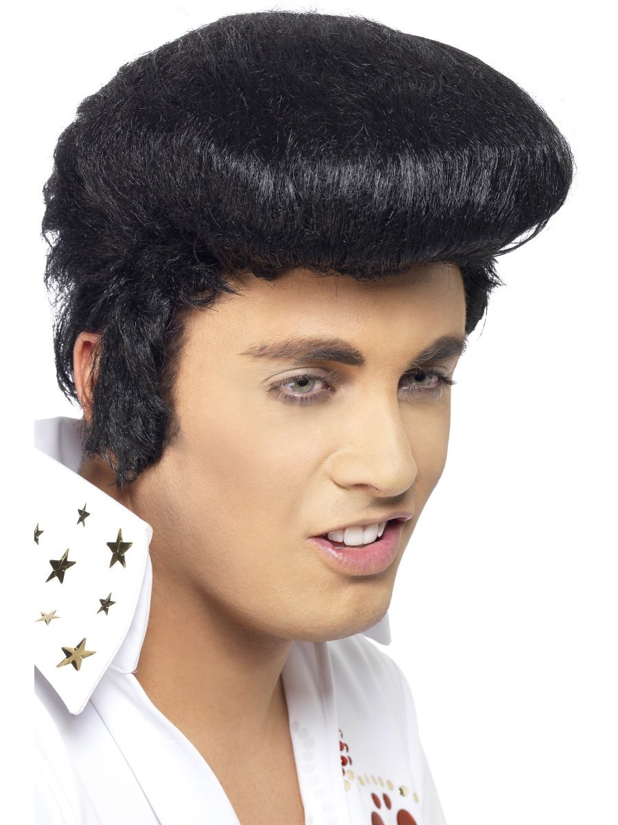 Smiffys Elvis Deluxe Wig Fancy Dress