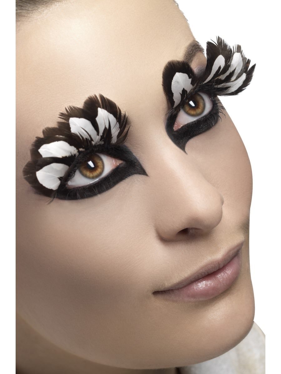 Smiffys Eyelashes Feather Fancy Dress