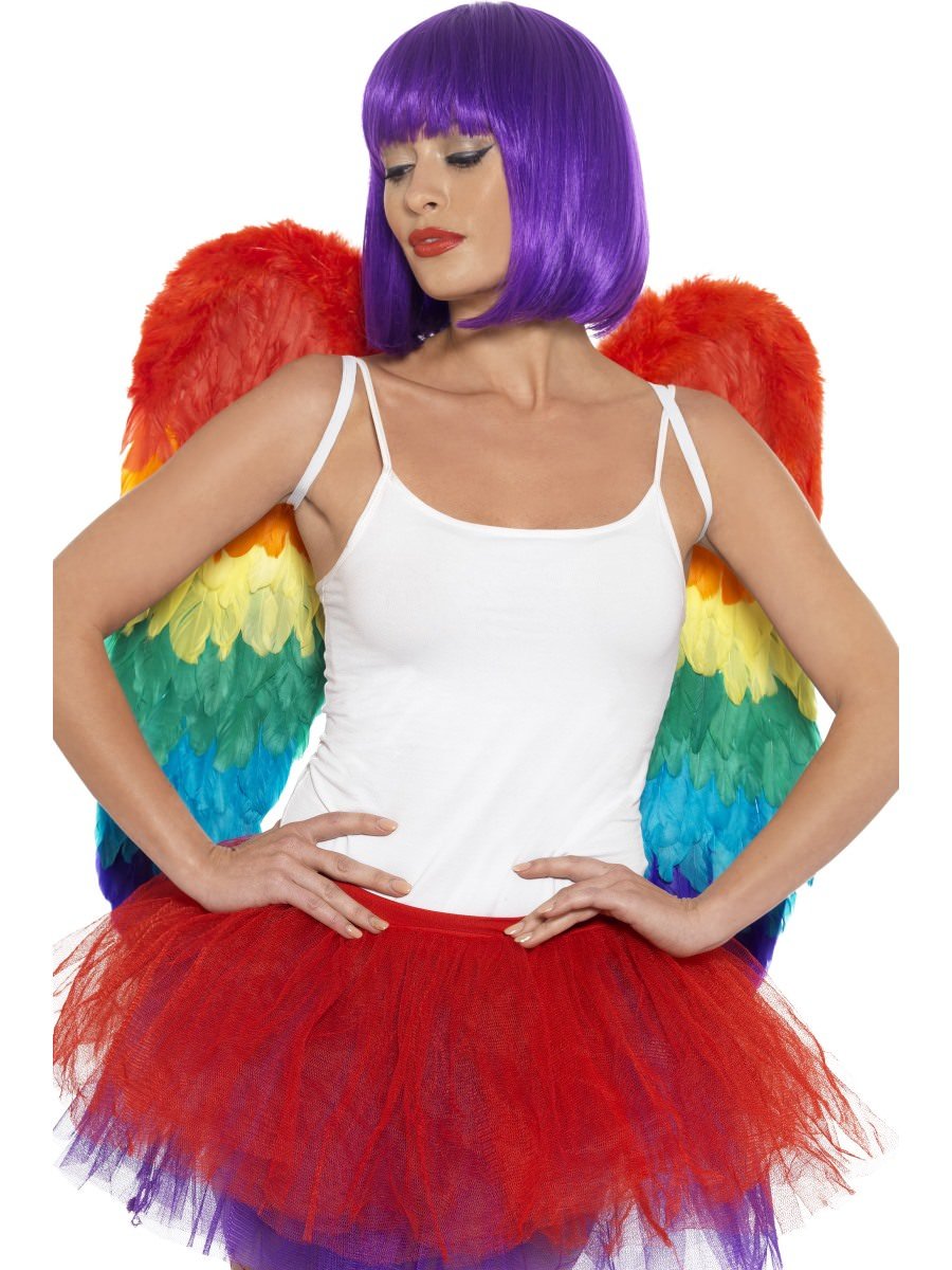 Photos - Fancy Dress Smiffys Feather Wings - 