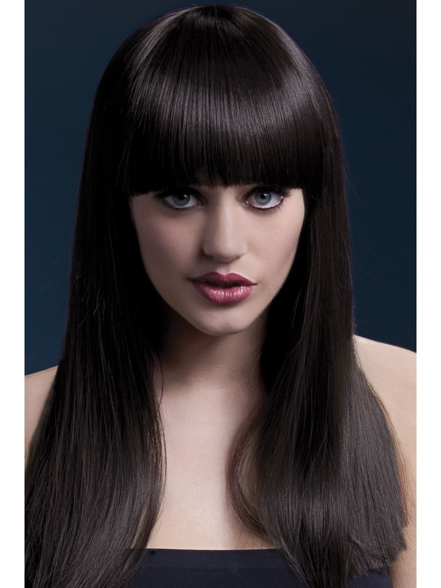 Click to view product details and reviews for Smiffys Fever Alexia Wig Brown Fancy Dress.