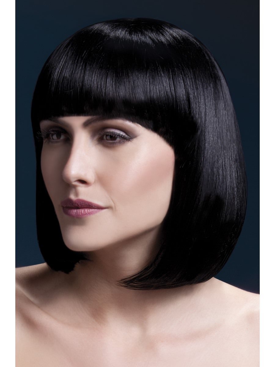 Click to view product details and reviews for Smiffys Fever Elise Wig Black Fancy Dress.