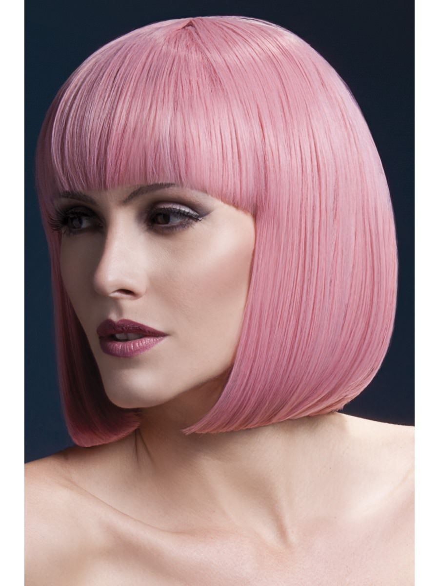 Click to view product details and reviews for Smiffys Fever Elise Wig Pastel Pink Fancy Dress.