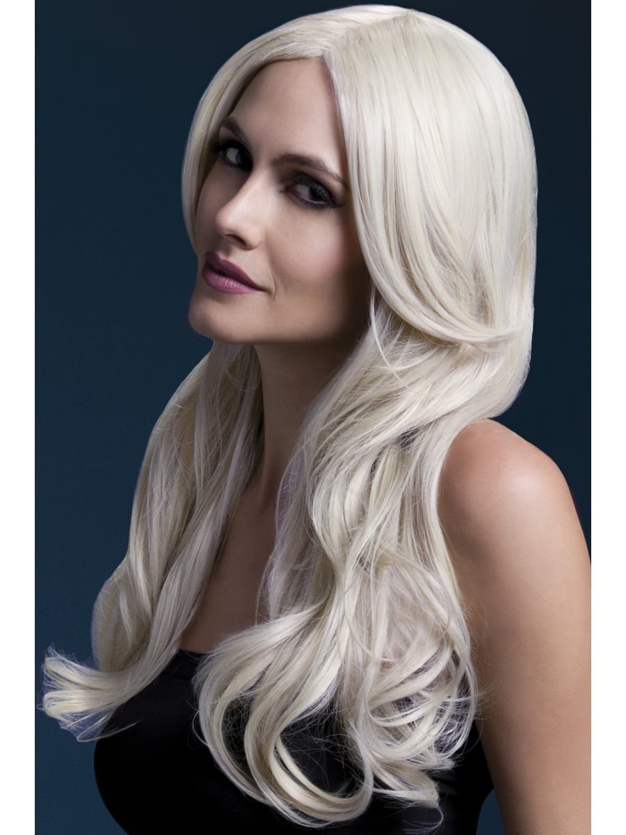 Click to view product details and reviews for Smiffys Fever Khloe Wig Blonde Fancy Dress.