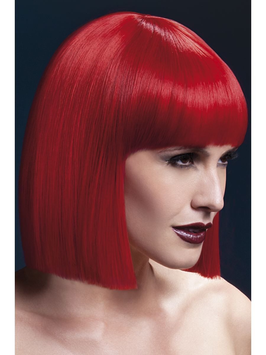 Click to view product details and reviews for Smiffys Fever Lola Wig Red Fancy Dress.