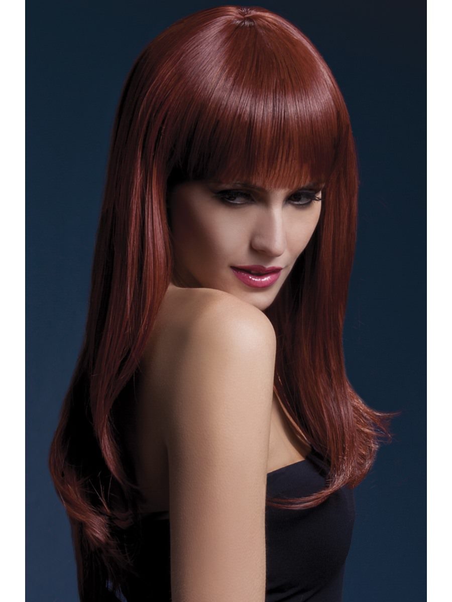 Click to view product details and reviews for Smiffys Fever Sienna Wig Auburn Fancy Dress.
