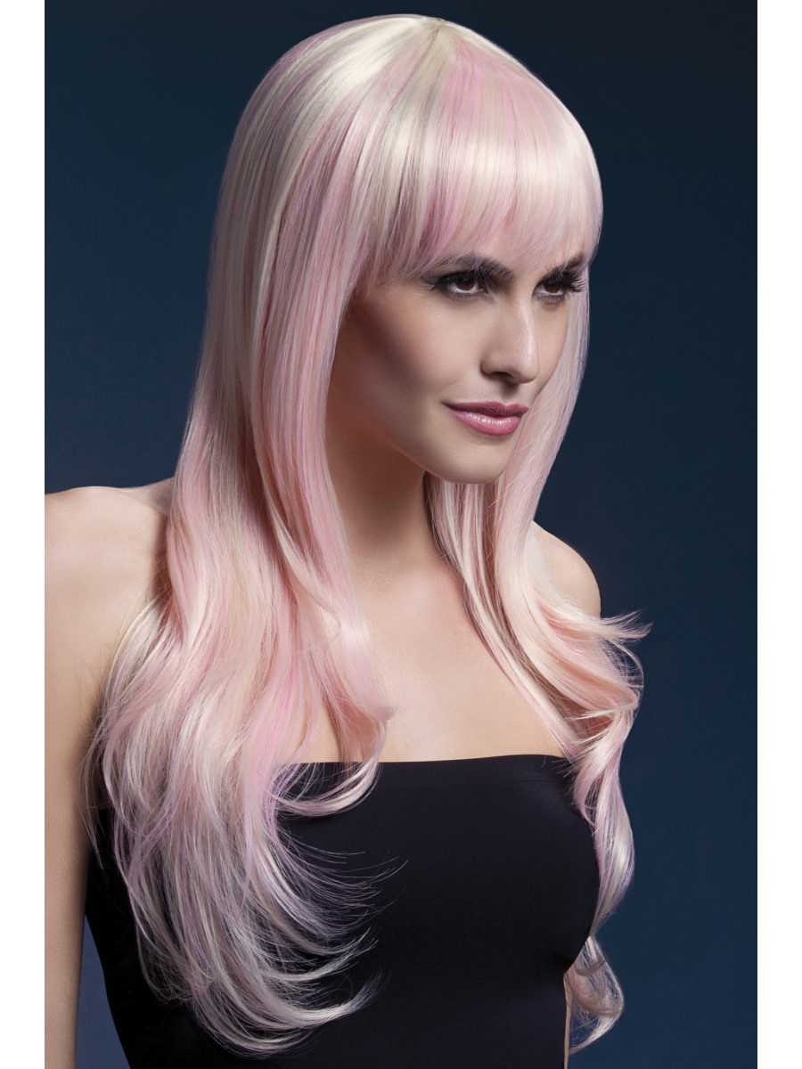 Click to view product details and reviews for Smiffys Fever Sienna Wig Blonde Candy Fancy Dress.