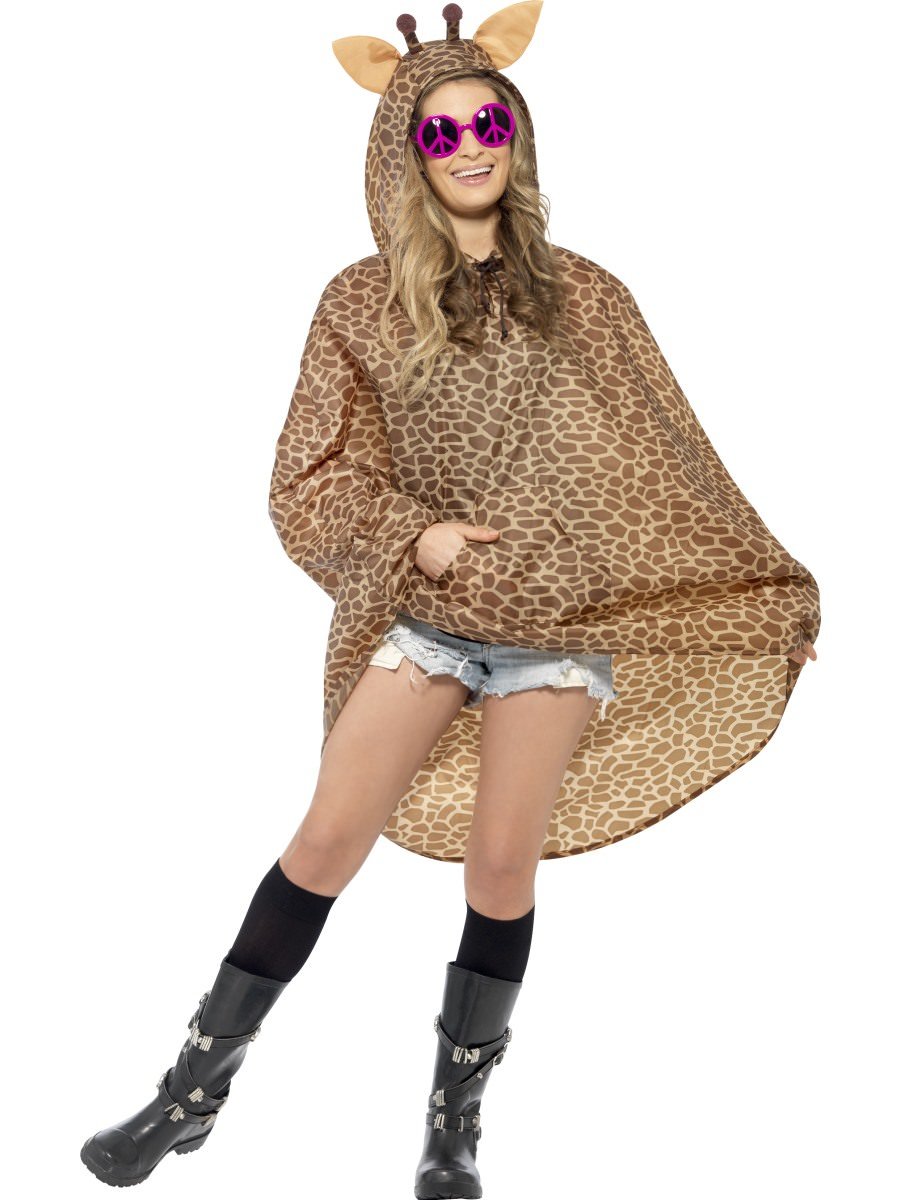 Smiffys Giraffe Party Poncho Fancy Dress